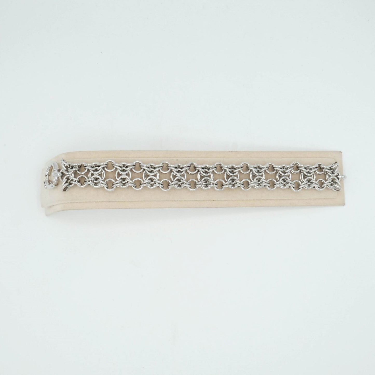 bracciale in argento 925 doppia maglia