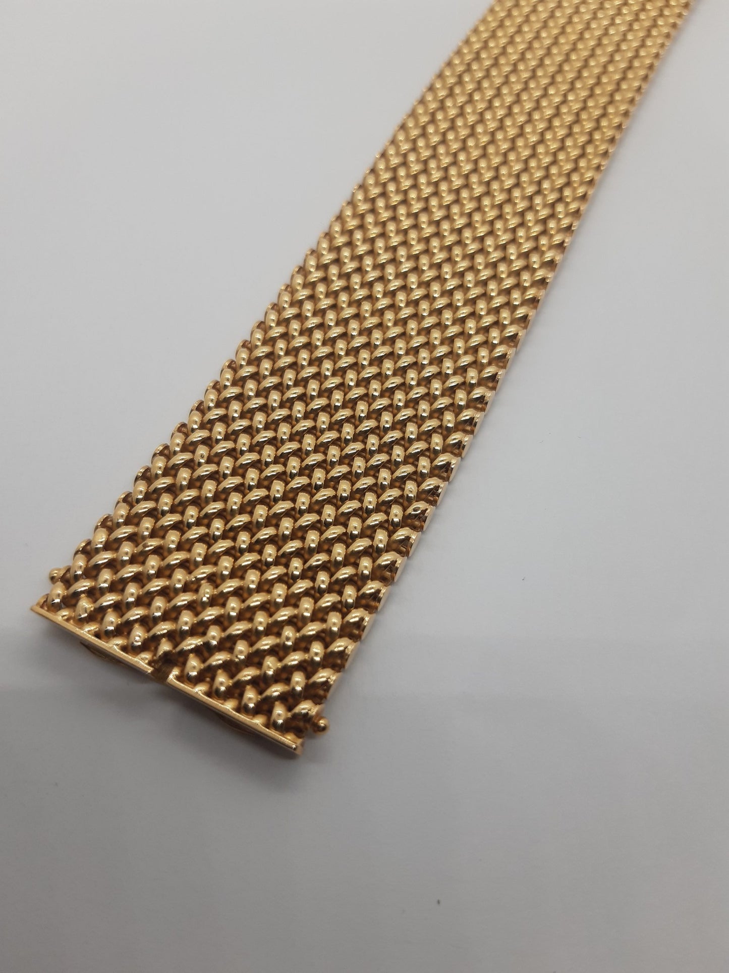 Bracciale antico fascia in oro 18 kt