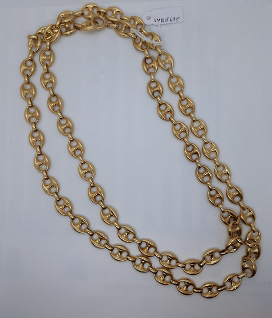 Collana Maglia Marina in oro 18 kt