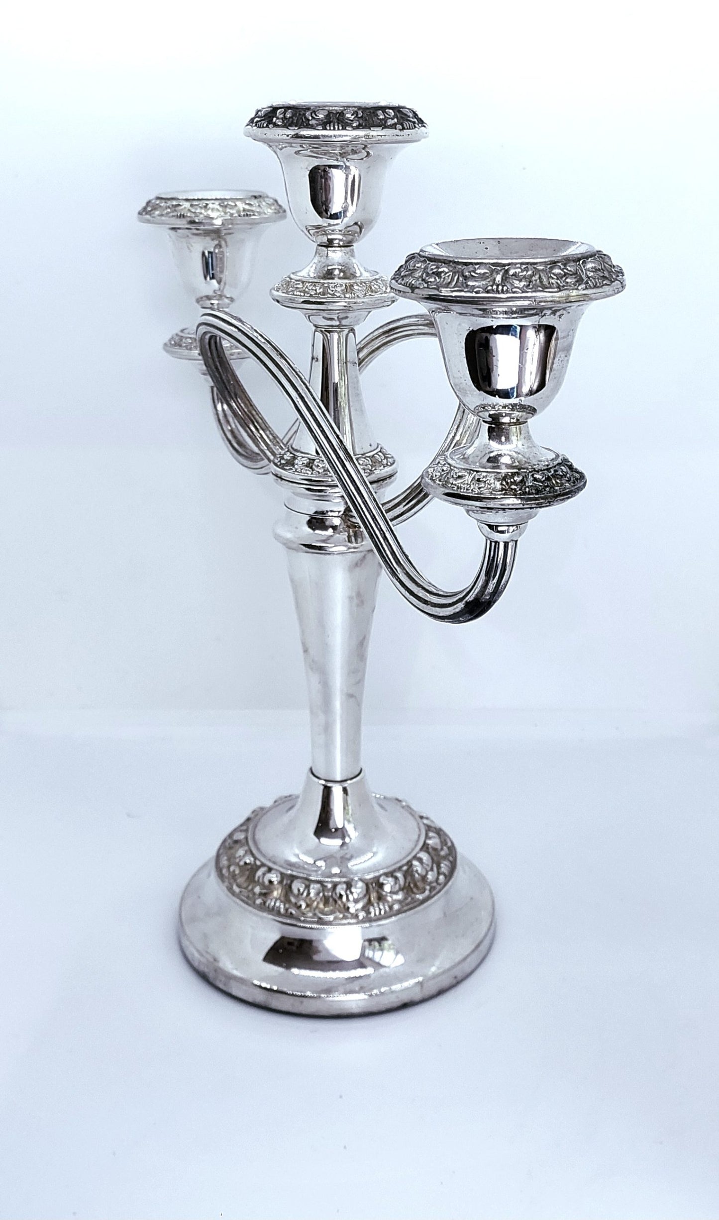 Coppia candelabri a 3 fiamme sheffield