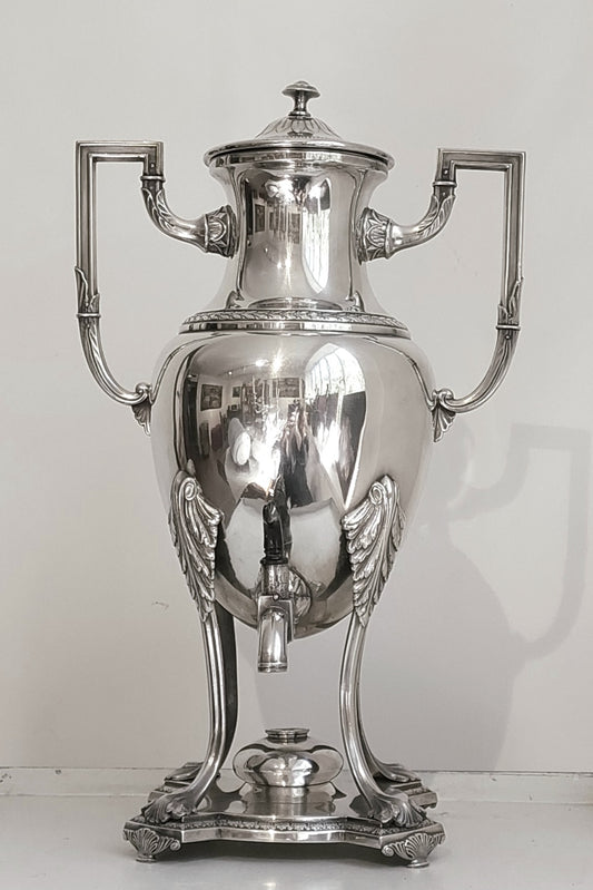 Samovar in sheffield Francia XIX secolo