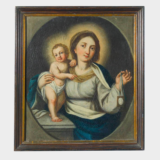 Olio su tela “Madonna del Carmelo”